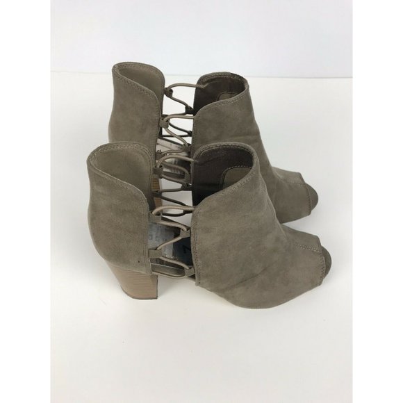 Madden Girl Women's Booties 'G-Ravin' Open Toe Blo - Picture 3 of 10